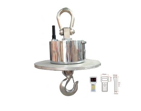 OCS無線鋼殼耐高溫吊鉤秤（配A手持）